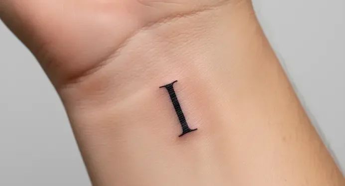 Letter I Tattoo Ideas