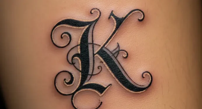 Letter K Tattoo Ideas