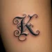 Letter K Tattoo Ideas