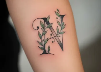 Letter N Tattoo Ideas