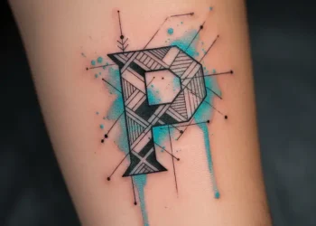 Letter P Tattoo Ideas
