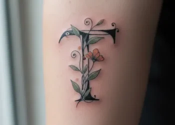 Letter T Tattoo Ideas