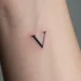 Letter V Tattoo Ideas