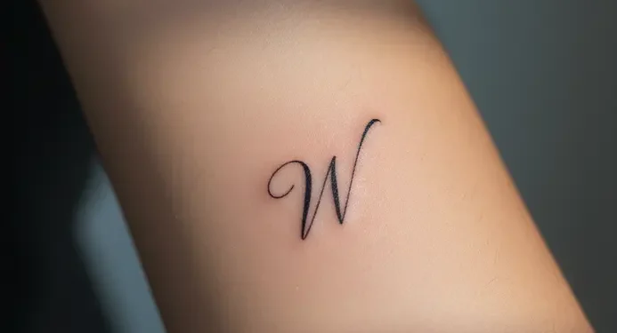Letter W Tattoo Ideas