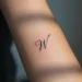 Letter W Tattoo Ideas