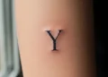 Letter Y Tattoo Ideas