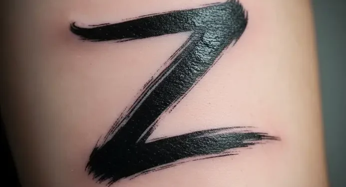 Letter Z Tattoo Ideas