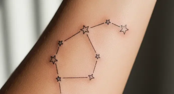 Libra Constellation Tattoo Designs