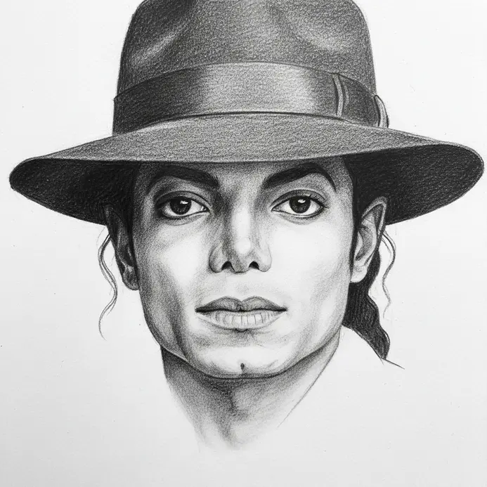 A study in shading showing a face partially obscured by the deep shadow of a fedora's brim.