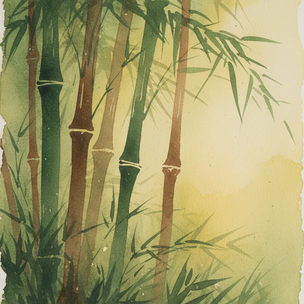 Minimalist watercolor painting idea 26