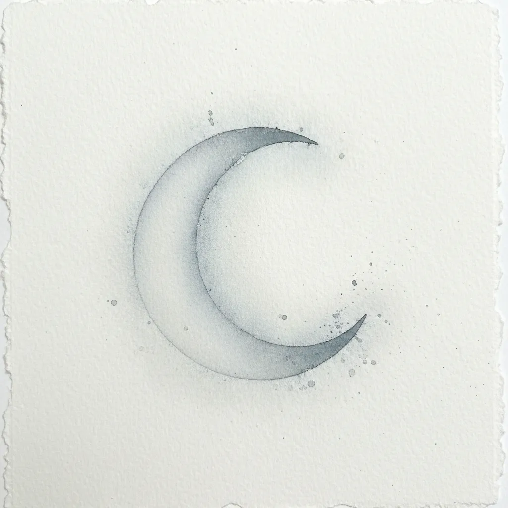 Minimalist watercolor painting idea 32