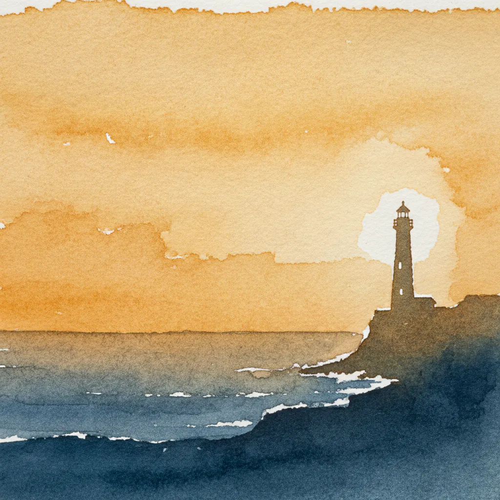 Minimalist watercolor painting idea 33