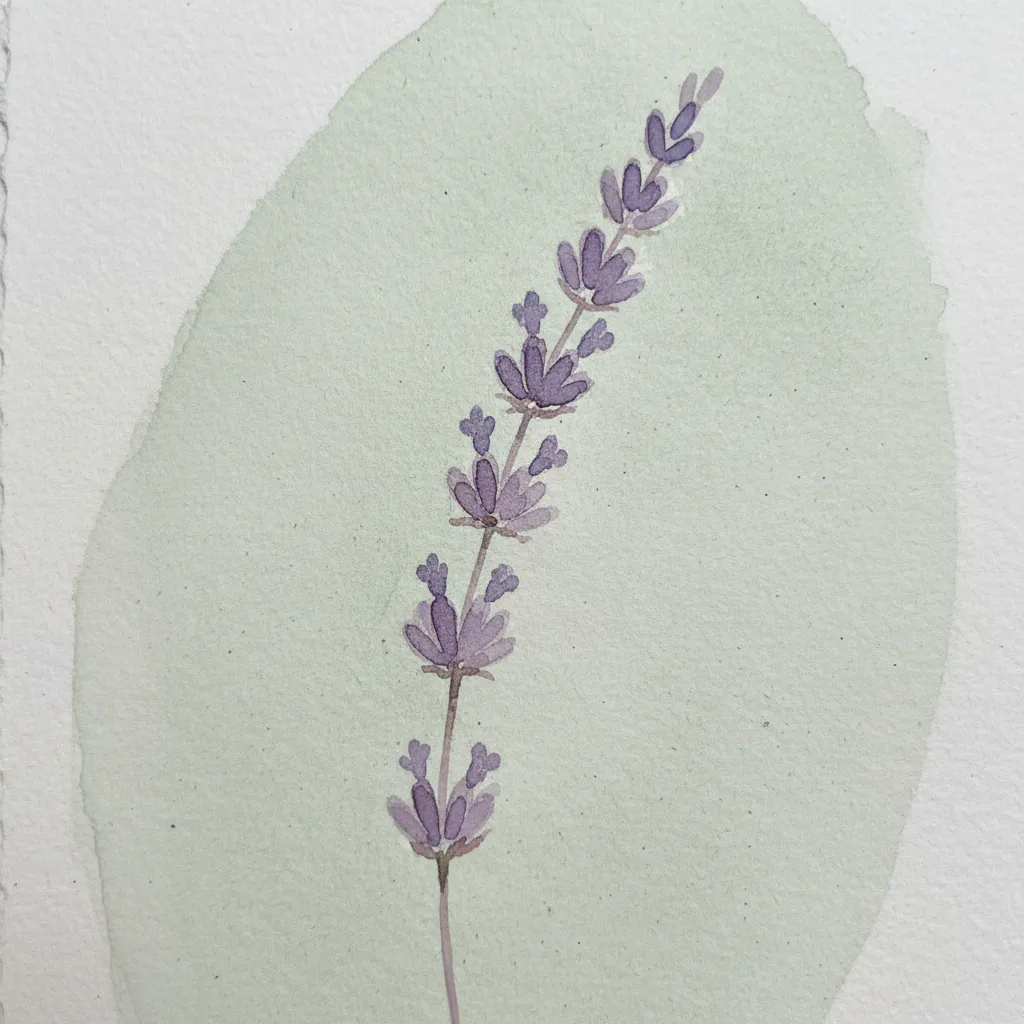 Minimalist watercolor painting idea 34
