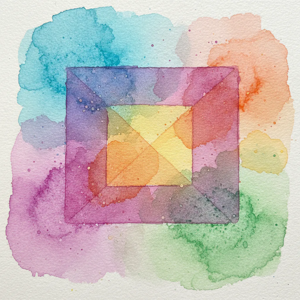 Minimalist watercolor painting idea 35