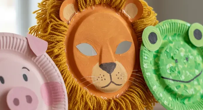 Paper Plate Animal Crafts Ideas For Kids
