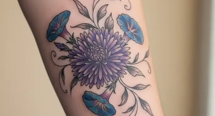 September Birth Flower Tattoo Ideas