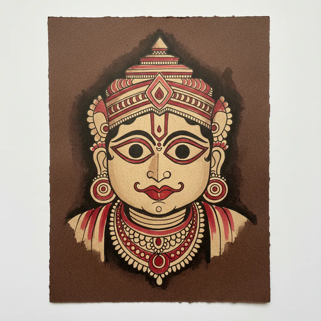 Simple Pattachitra art idea 26