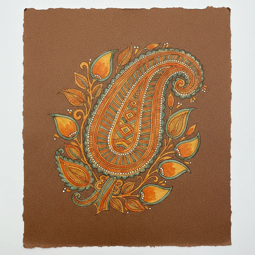 Simple Pattachitra art idea 28