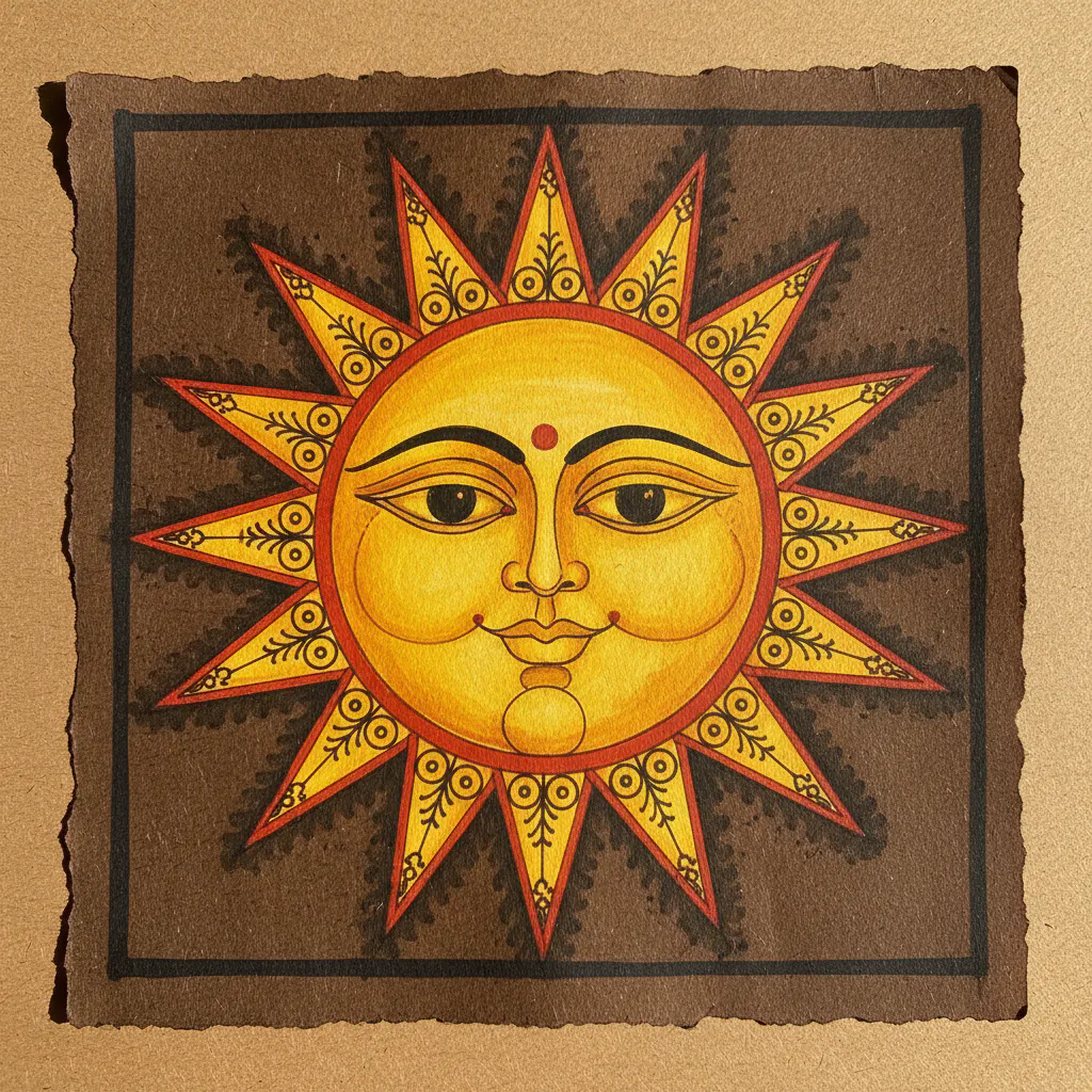 Simple Pattachitra art idea 29