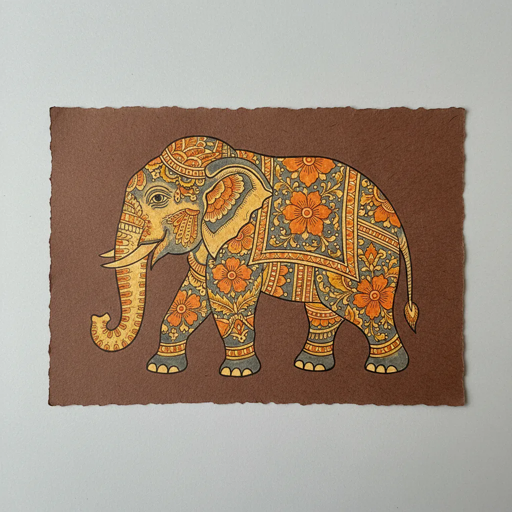 Simple Pattachitra art idea 33
