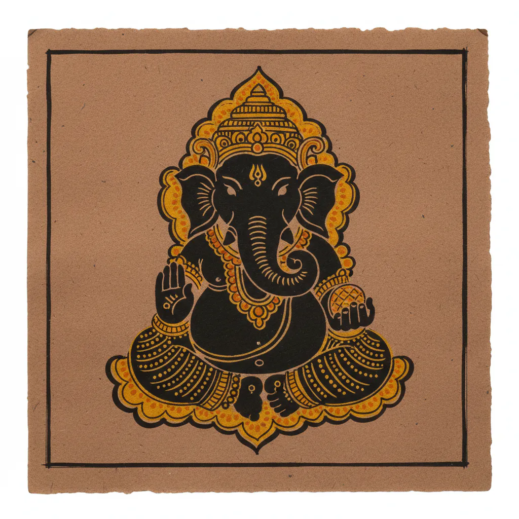 Simple Pattachitra art idea 35