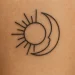 Sun And Moon Couple Tattoos