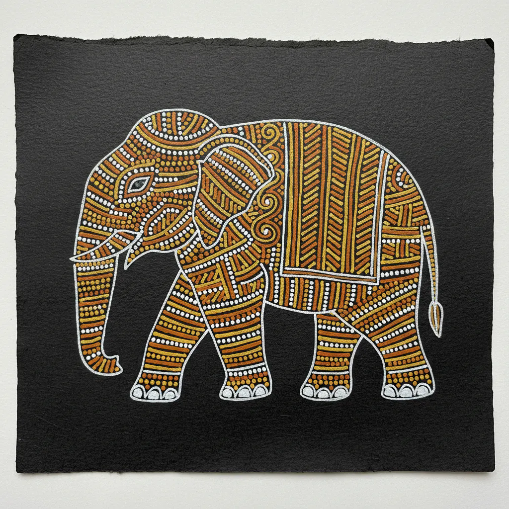 Easy Indian canvas painting ideas 30