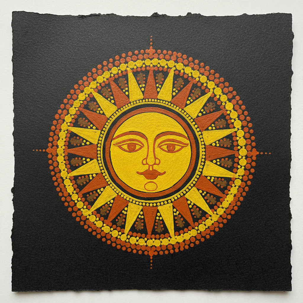 Easy Indian canvas painting ideas 33