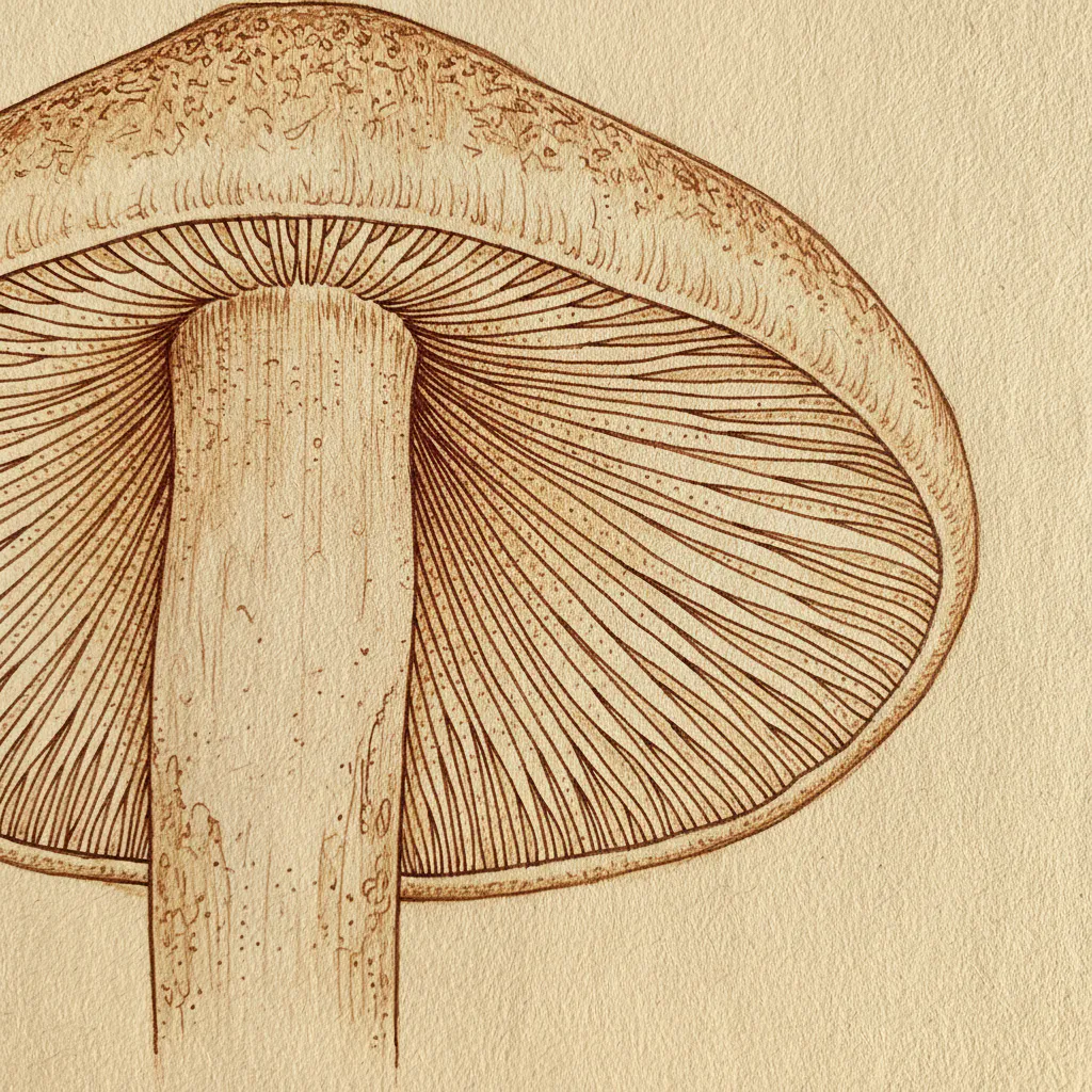Easy mushroom drawing ideas 34