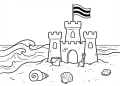 Beach Coloring Pages