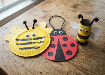 Bee And Ladybug Crafts For Kids
