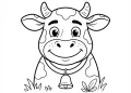 Cow Coloring Pages