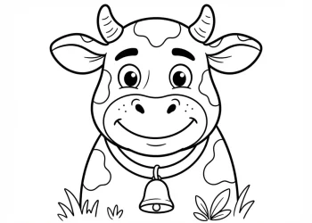 Cow Coloring Pages