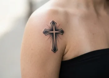 Cross Tattoos On Shoulder