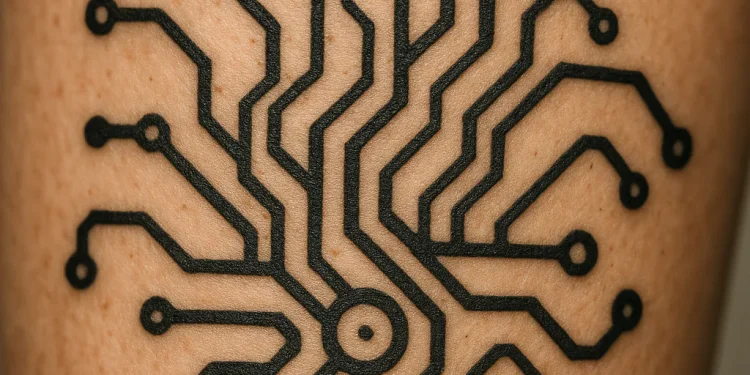 Cyber Sigilism Tattoo Ideas