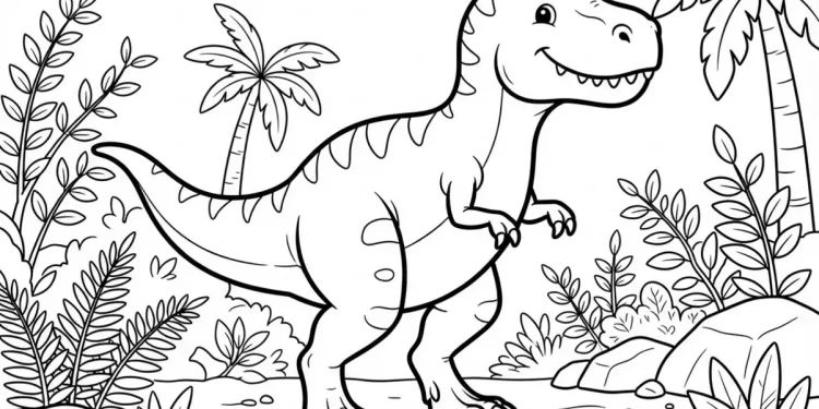 Dinosaur Coloring Pages