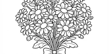 Flower Coloring Pages