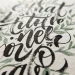 Hand Lettering Typography