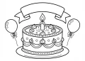 Happy Birthday Coloring Pages