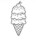 Ice Cream Coloring Pages