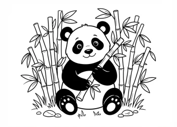 Panda Coloring Pages