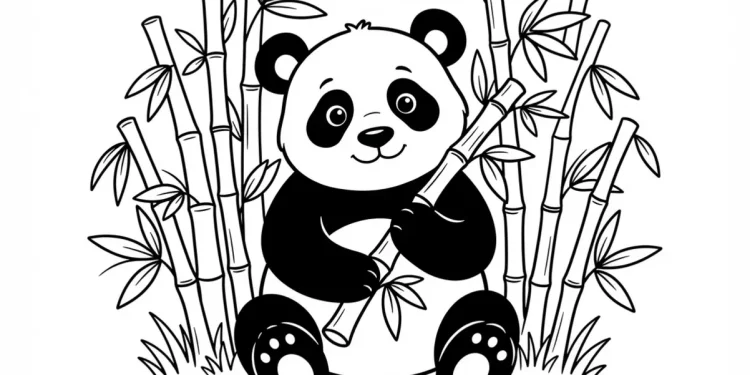 Panda Coloring Pages