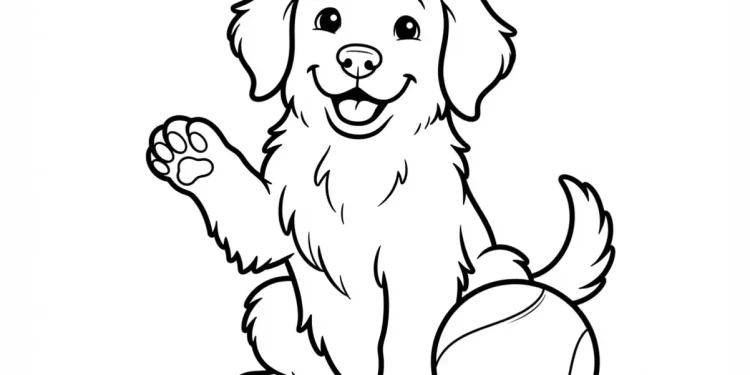 Puppy Coloring Pages