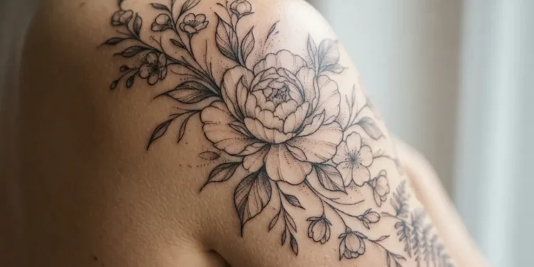 Quarter Sleeve Tattoos For Women