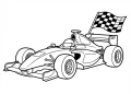 Race Car Coloring Pages
