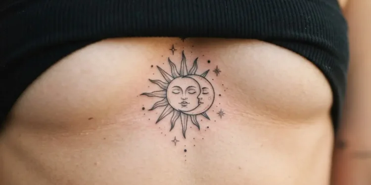 Sun And Moon Tattoo Ideas