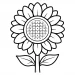 Sunflower Coloring Pages
