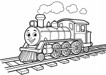 Train Coloring Pages