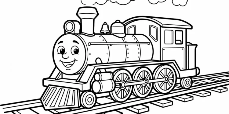 Train Coloring Pages