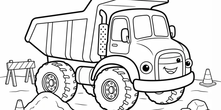 Truck Coloring Pages